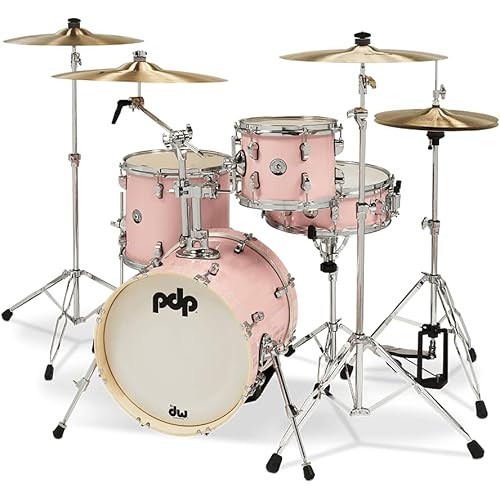 PDP New Yorker 4-piece Shell Pack - Pale Rose Sparkle