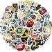 52pcs Game Stickers Pack - Waterproof Vinyl Decals for Laptop, Water Bottle, Gaming Gear, Refrigerator, Game Stickers for Adult Teens Party Favors