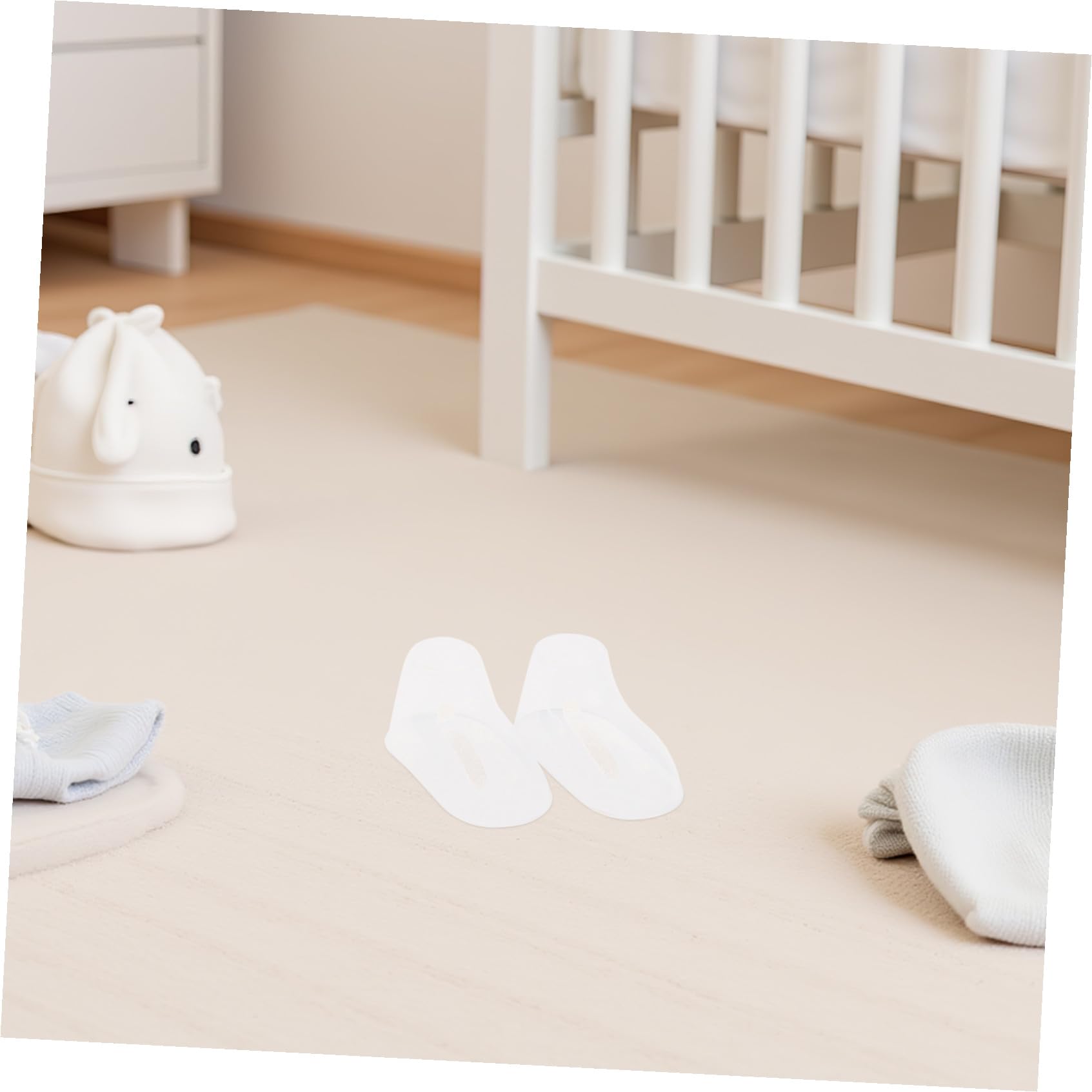 100 Stück Kunststoff Babyfüße Schuhhalter Transparente Babysocken Display Ständer Strapazierfähige Fußmodelle für Kleinkindschuhe und Socken Präsentation