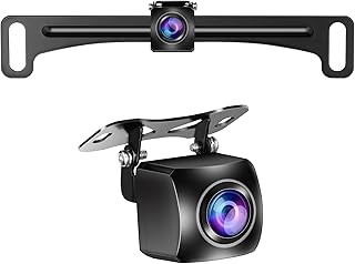 Backup Camera Rear View Camera AHD 1080P Night Vision Reverse Camera, Startlight Night Vision Wide Angle IP69 Waterproof CVBS-AHD Metal Housing for Car Truck RV Pickup