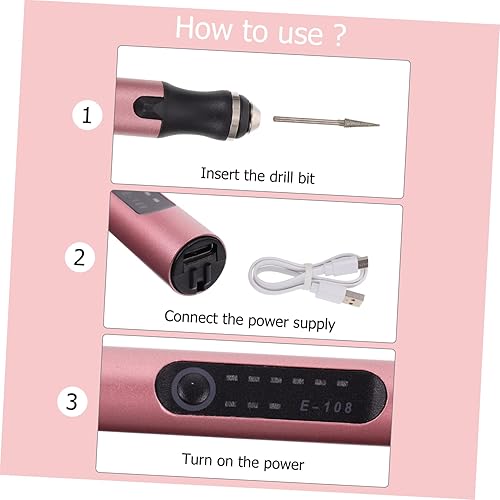 Miniatura 5 de FRCOLOR 1 juego de pulidor de uñas modo de carga de archivos Pa6 E108