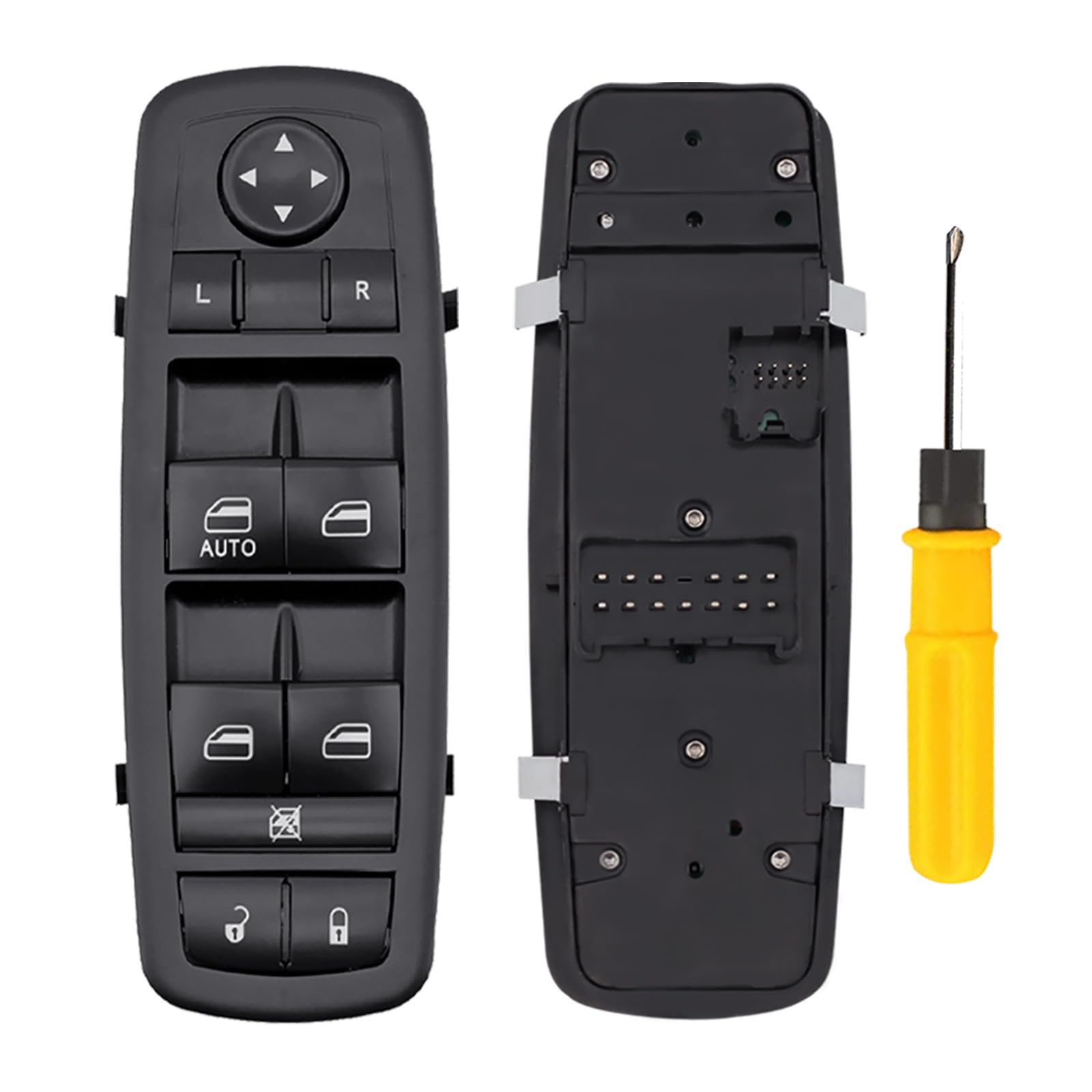 Citumo Power Window Switch Compatible with 2009-10 Journey, 2007-11 Nitro, 2008-12 Liberty Replace OE 4602632AB, 4602632AC, 4602632AD, 4602632AE, 4602632AF, 4602632AG, 4602632AH