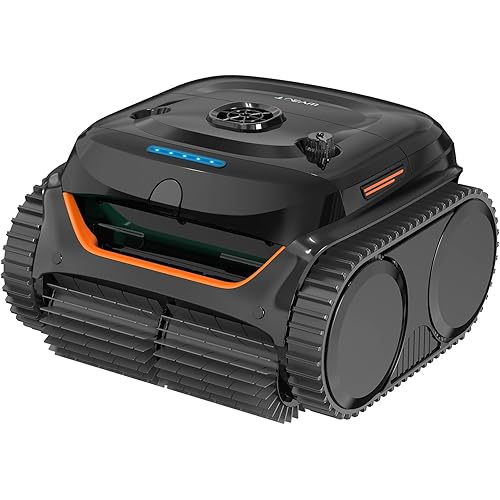 (2025 New) WYBOT Cordless Robotic Pool Cleaner, Pool Vacuum for Inground Pools up to 2512 Sq.ft, Wall-Climbing & Waterline Cleaning wtih Dual Filter,