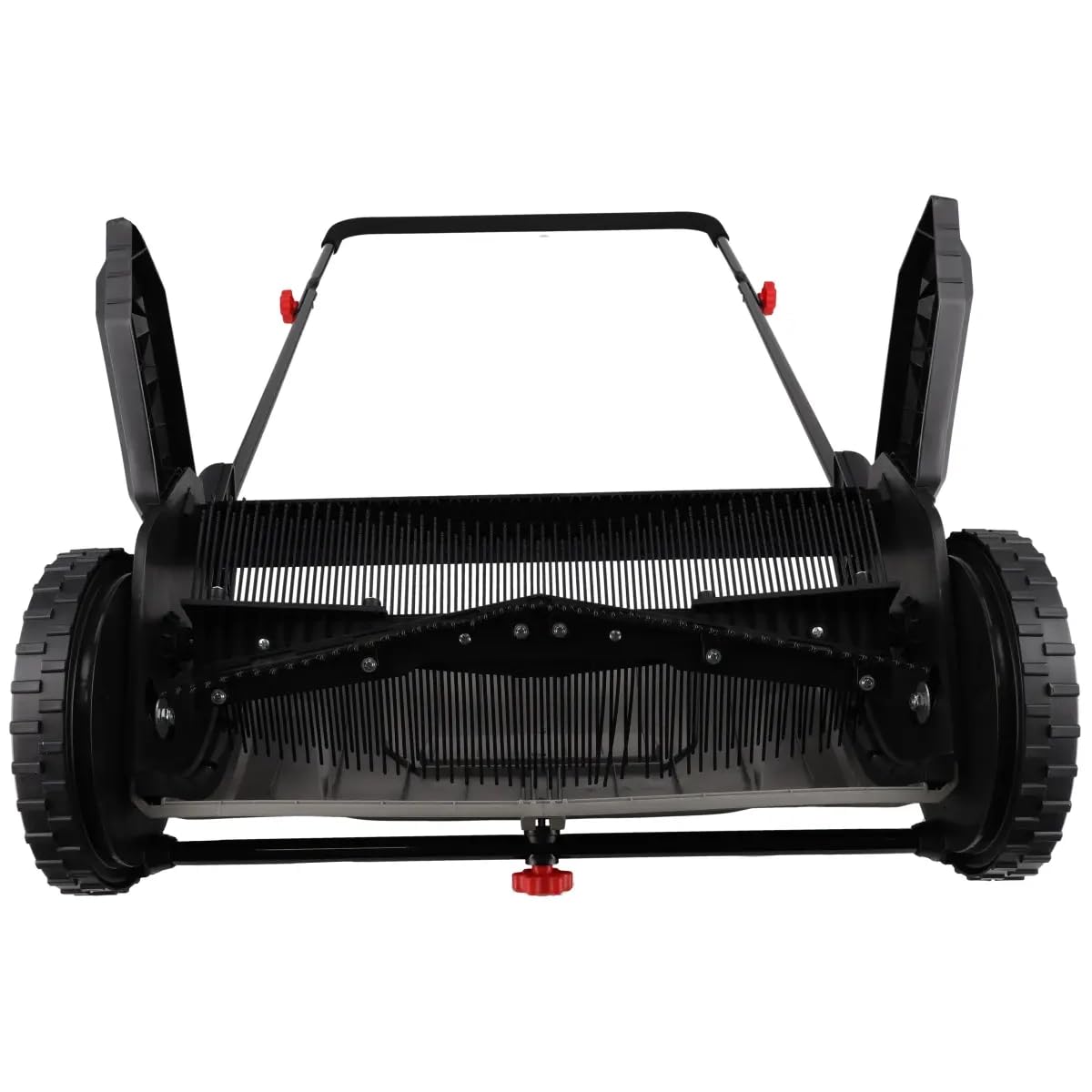 Barredora de césped Manual, recogedor de Hojas y césped Dedra, Ancho de Recogida de 530 mm, Saco de 100 l, Ruedas robustas de 250 mm, Ligero y manejable 7 kg, Manillar Ajustable