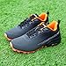 Imagen de Dhinash Zapatillas de Trail Running para Hombre Zapatillas de Senderismo Zapatos de Trekking Tenis Zapatos de Senderismo Calzado de Correr en Montaña Negro Naranja Talla 41