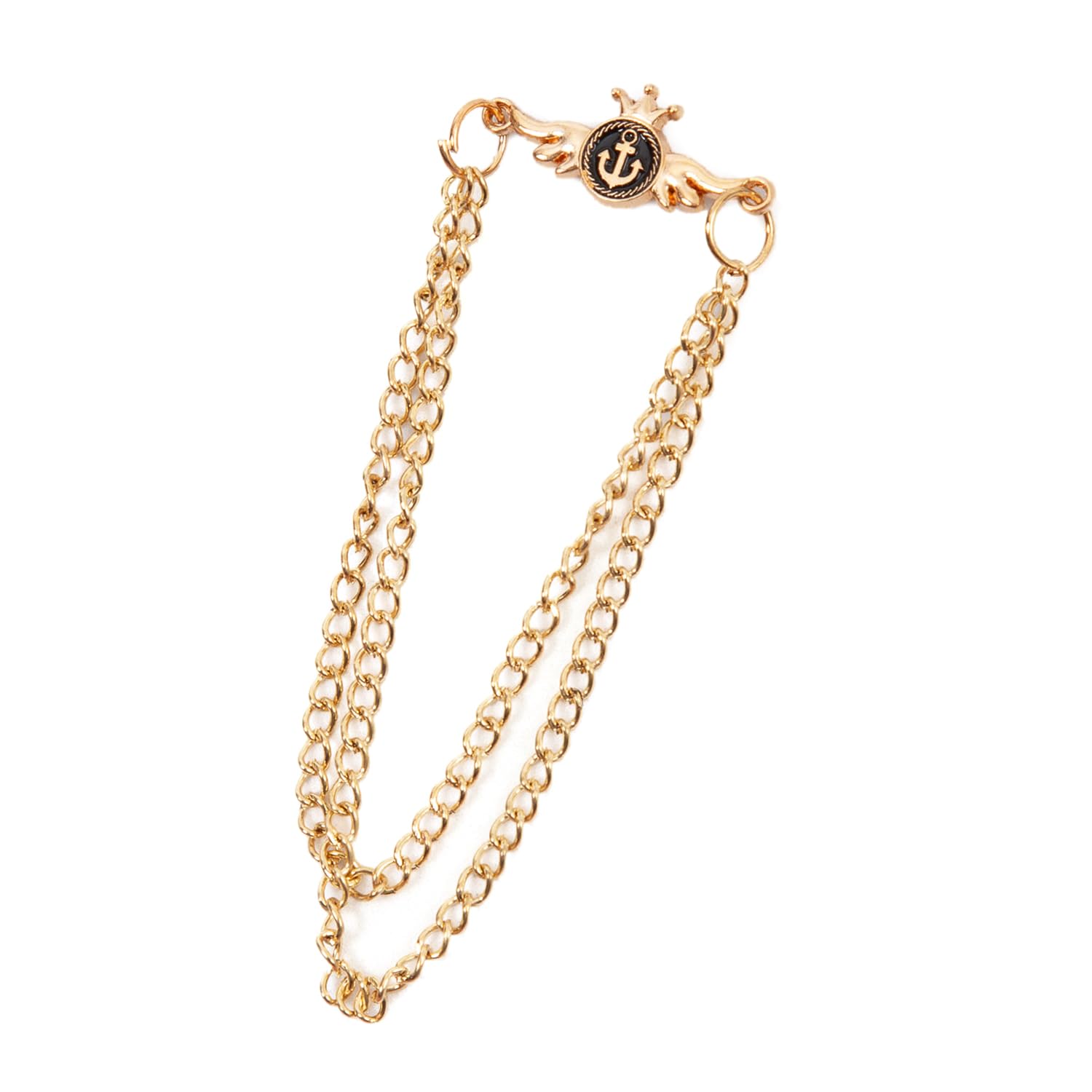 To The Nines Mens Wings with Crown Golden Chain Brooch (B0CNZ5WNPZ) Amazon Price History, Amazon Price Tracker
