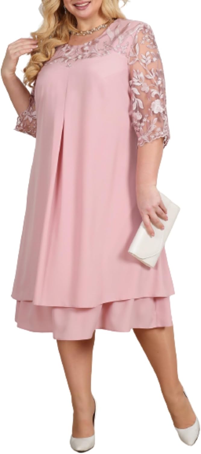 Plus Size Summer Round Neck Dresses for Women Kuwait Ubuy