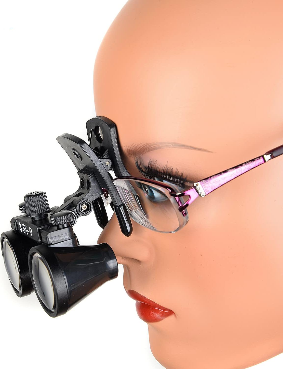 3.5X-R Binocular Loupes Clip-on Type Magnifier Optical Glass DY-110