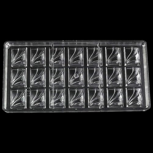 Miniatura 2 de Molde de policarbonato para decoración de tartas, 24 agujeros, patrón de agua, molde de chocolate de policarbonato, molde para decoración de tartas,