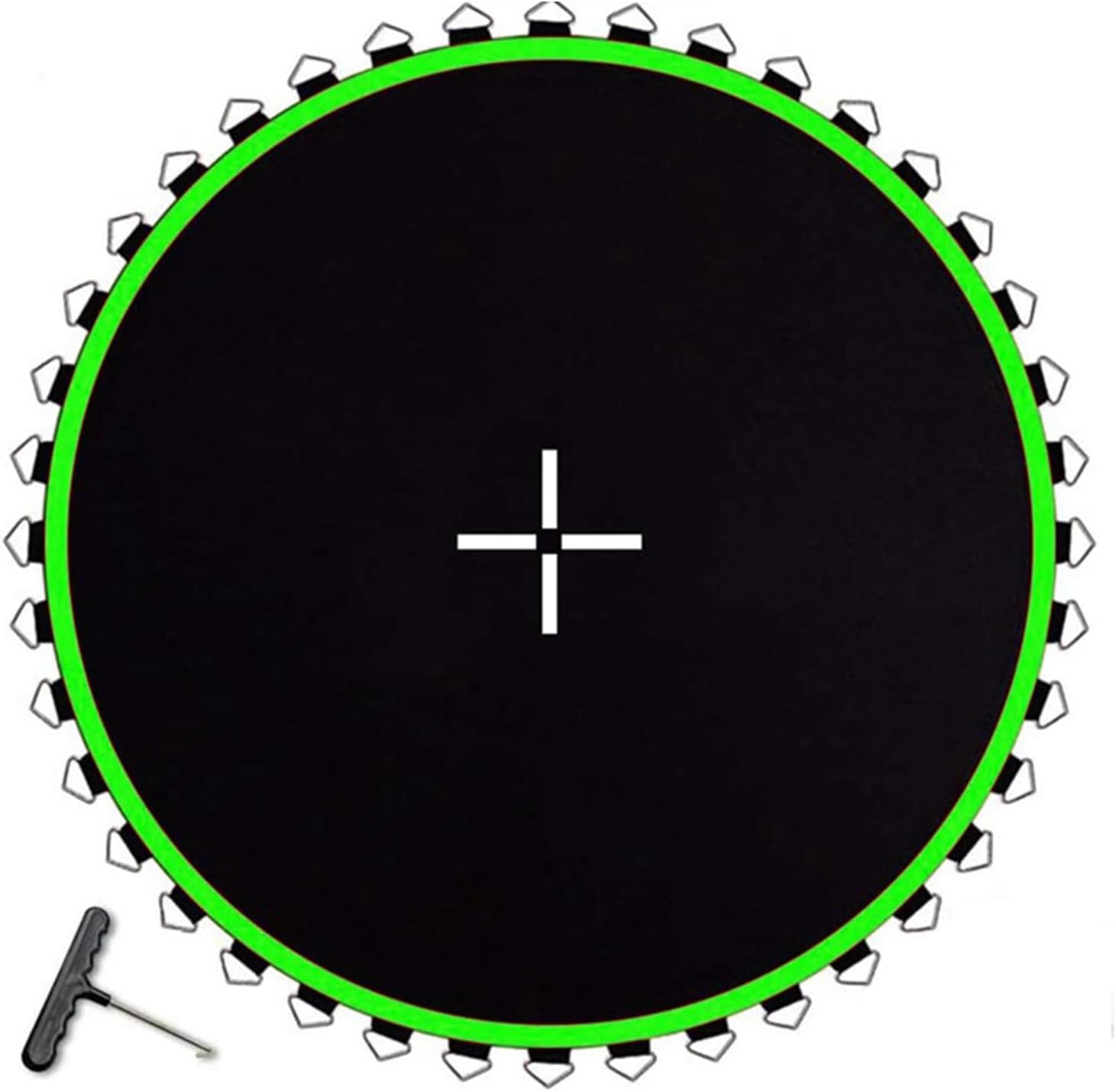 Trampoline Mat Replacement, High Elastic Jumping Mat, Trampoline Bounce Safely Mat, Water-Resistant and Easy to Install,D,12ft/80buckles