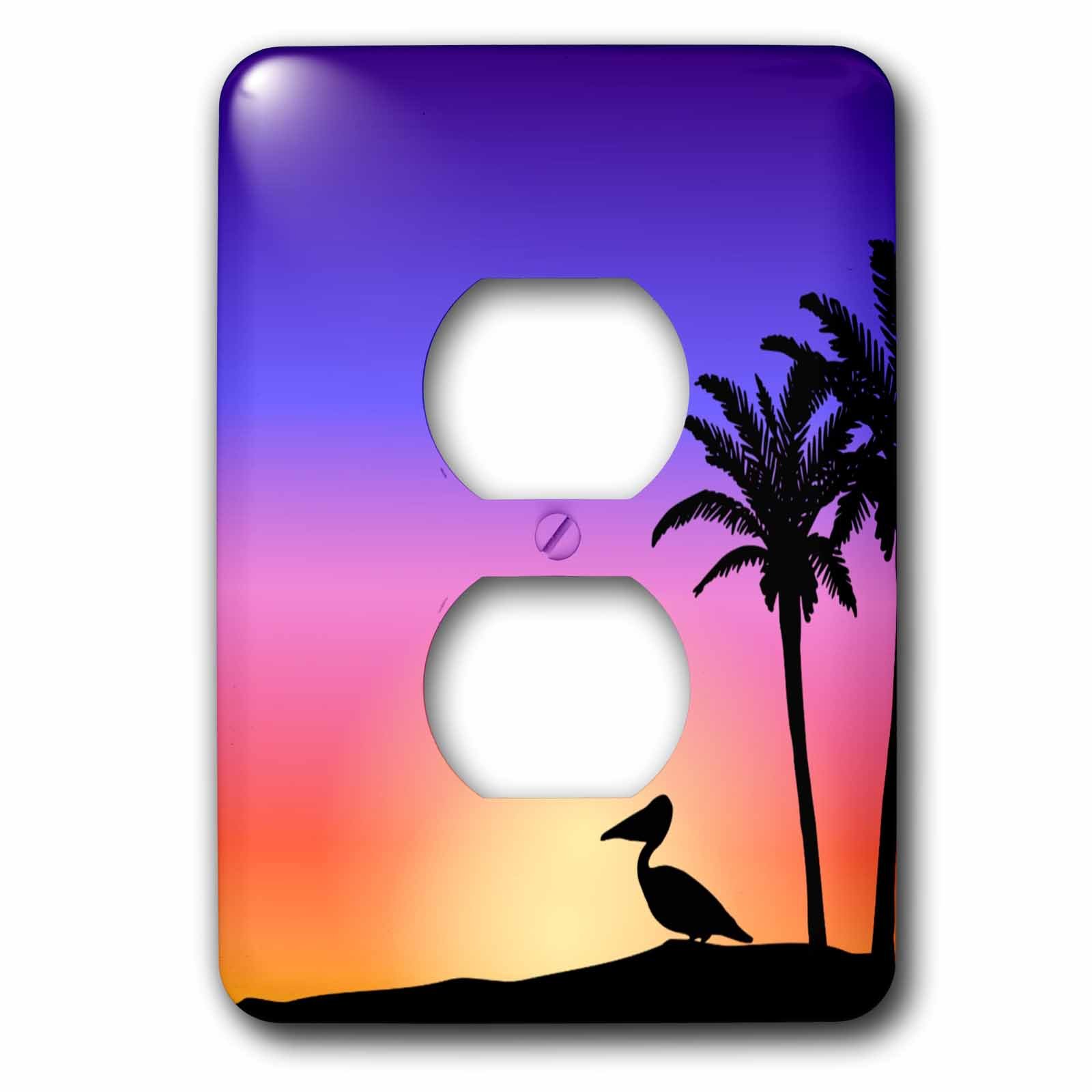 Plage nautique bord de mer en coque de prise double pour cacher vos murs nus