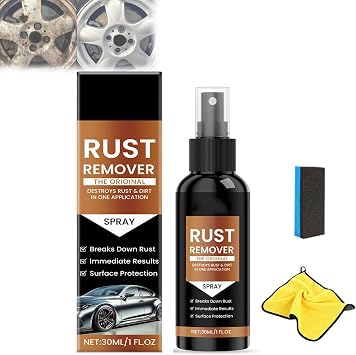 Nexa Rust Remover Spray, Rust Remover for Metal, Nexa 2.0 Anti Rusts Iron Out Spray, Nexa Anti Rusts Iron out Spray, Heavy Duty Rust Dissolver for Metal, Tools, Cars, Chains 1pc