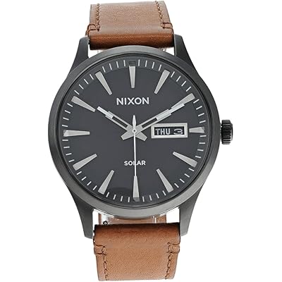 Nixon Sentry Solar Leather