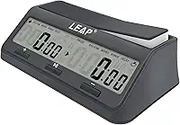 LEAP Relógio de xadrez 9921 Programa atualizado Byo-yomi Bônus de atraso com tela grande