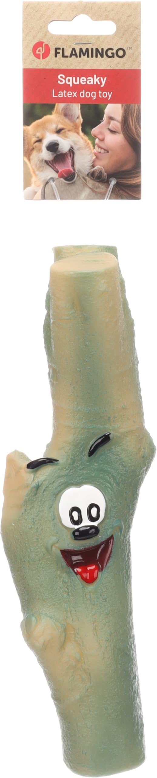 Flamingo TOY LAFFA BRANCH GREEN 8,5x7,5x26,5CM