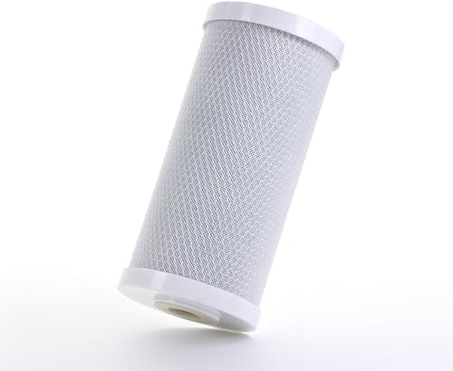 Miniatura 4 de Hydronix CB-45-1001 Filtro de agua de bloque de carbono RO NSF para toda la casa, 4.5 x 10 pulgadas, 1 micrón, paquete de 3