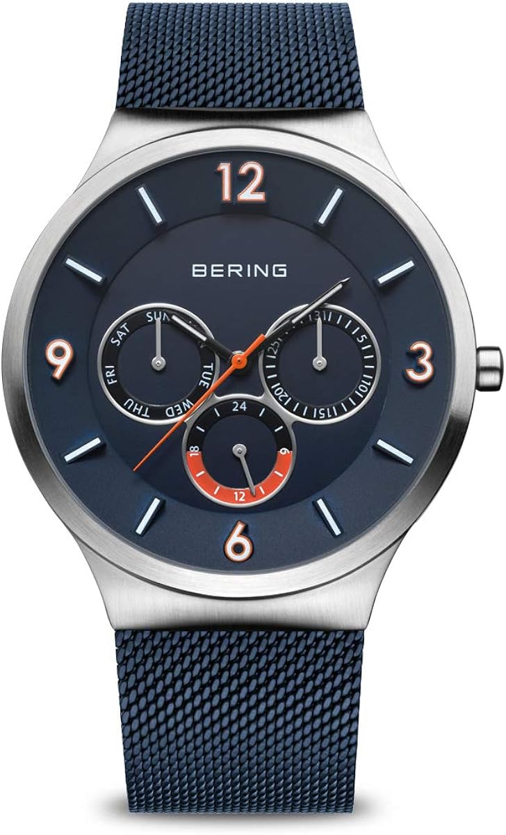 BERING Uomo Analogico Quarzo Classic Orologio con Cinturino in Acciaio inossidabile Cinturino e Vetro zaffiro BERING Uomo Analogico Quarzo Classic Orologio con Cinturino in Acciaio inossidabile Cinturino e Vetro zaffiro