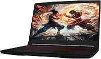 Vista 2 de MSI GF63 - Portátil para juegos delgado de 11UC, pantalla FHD de 15.6 pulgadas de 144 Hz, Intel Core i5-11400H, GeForce RTX 3050, 32 GB de RAM, SSD