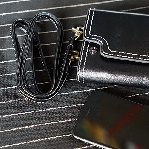 Fashionable Genuine Leather Phone Bag Wallet Purse with Coin Pocket - Durable and Stylish Choice for Women's Everyday Outings4