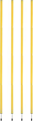 Miniatura 1 de Frebuta Bastones de entrenamiento de agilidad, fijos o ajustables (40 a 75 pulgadas), equipo de entrenamiento de velocidad y agilidad para deportes