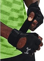 Under Armour Men's UA Weightlifting Gloves: Iso-Chill Cooling, Leather Grip, Breathable Perforations, Adjustable Wrist Support