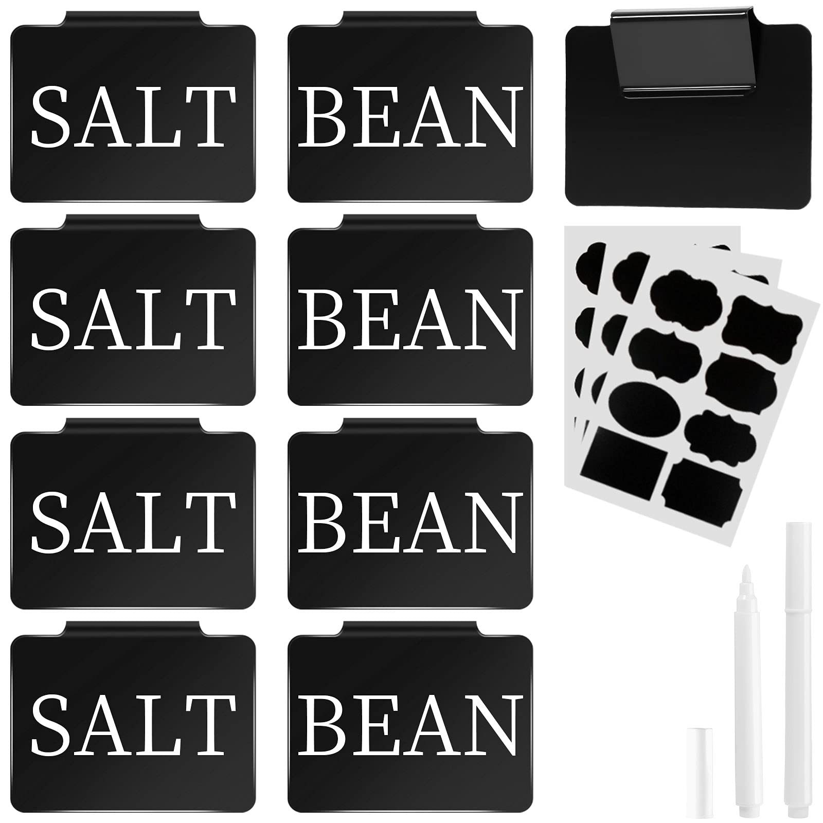 Buy JUTTIRA Plastic Bin Clip On Basket Labels Set,Bin Clip Labels for