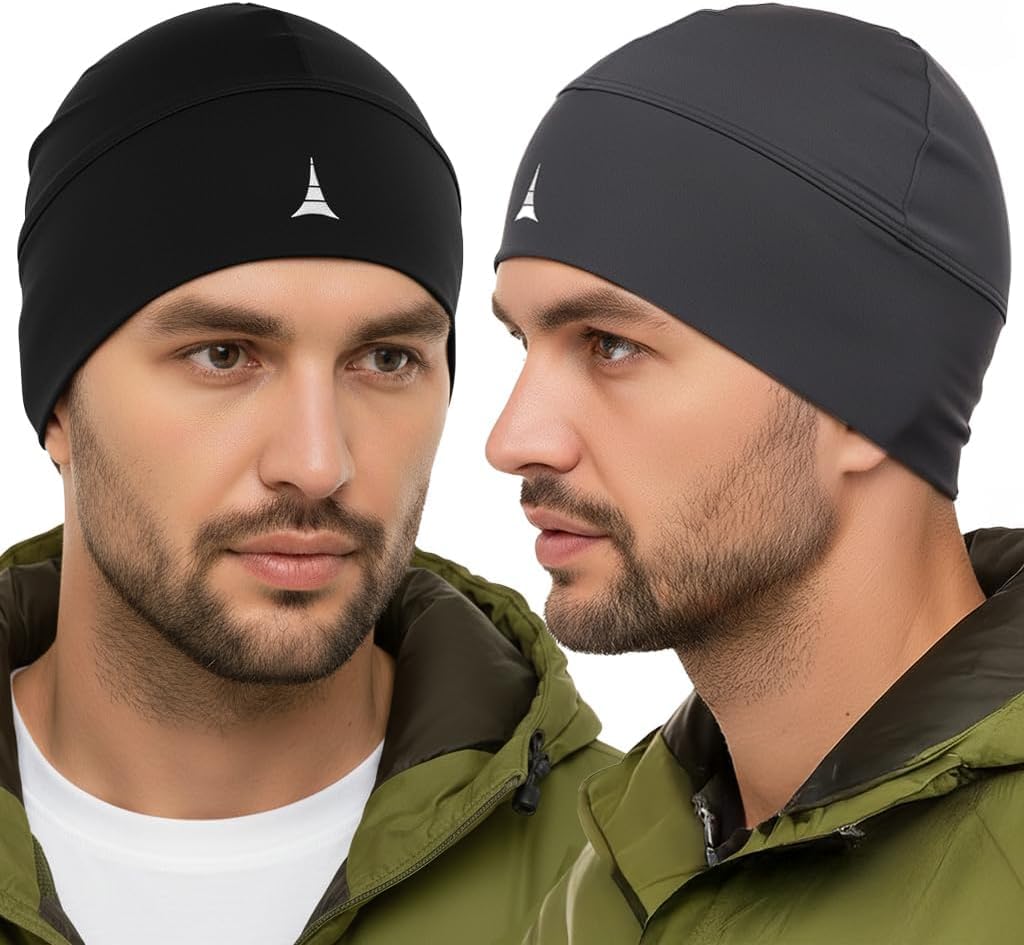 French Fitness Revolution - Schweißabweisende, Atmungsaktive Laufmütze, Helmfutter - Optimale Feuchtigkeitsableitung - Ideal zum Tragen unter einem Helm