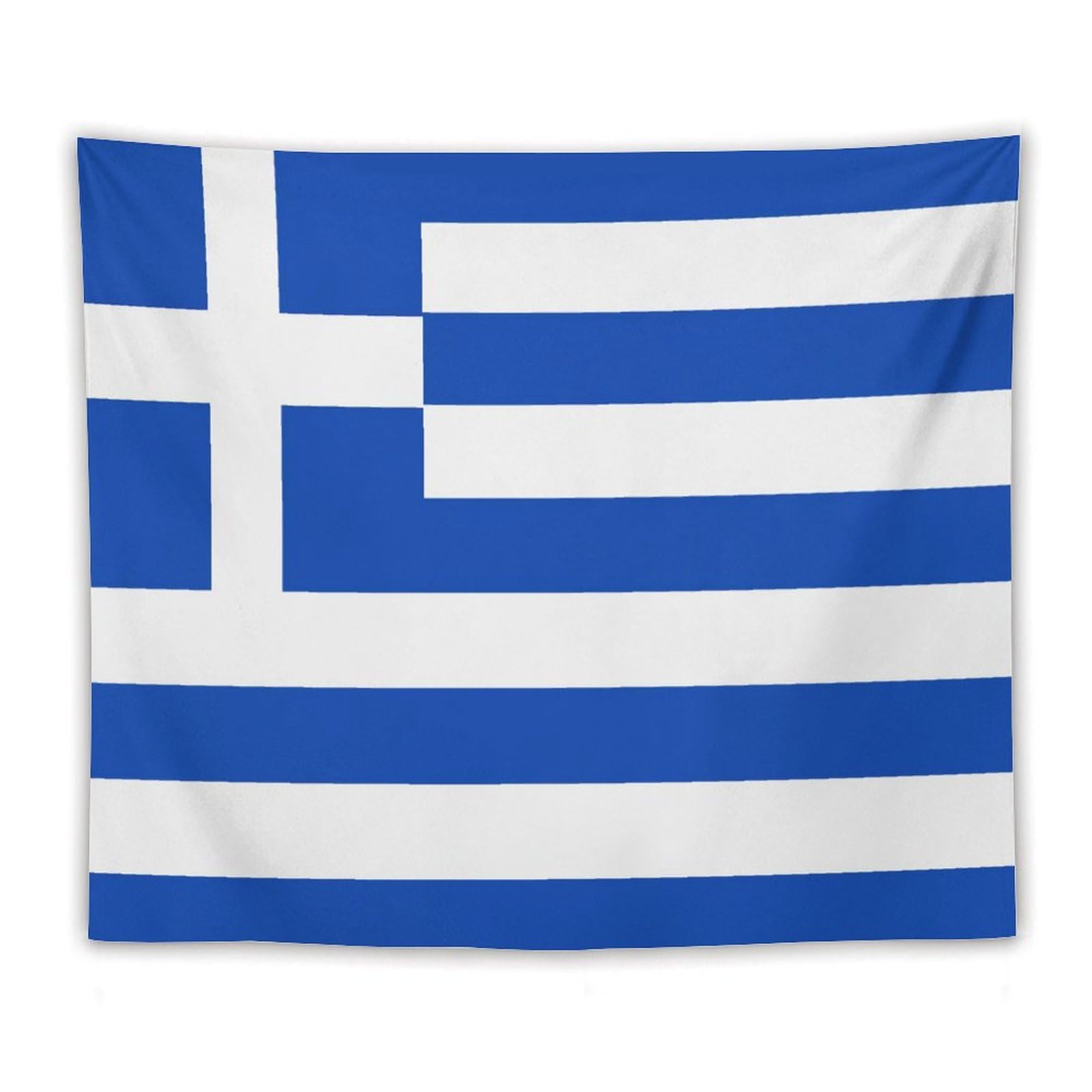 XingFox TecEr Greece Flag Tapestry Wall Hanging National Flag Tapestry for Room Bedroom Dorm Aesthetic Decorations, 50"x60"