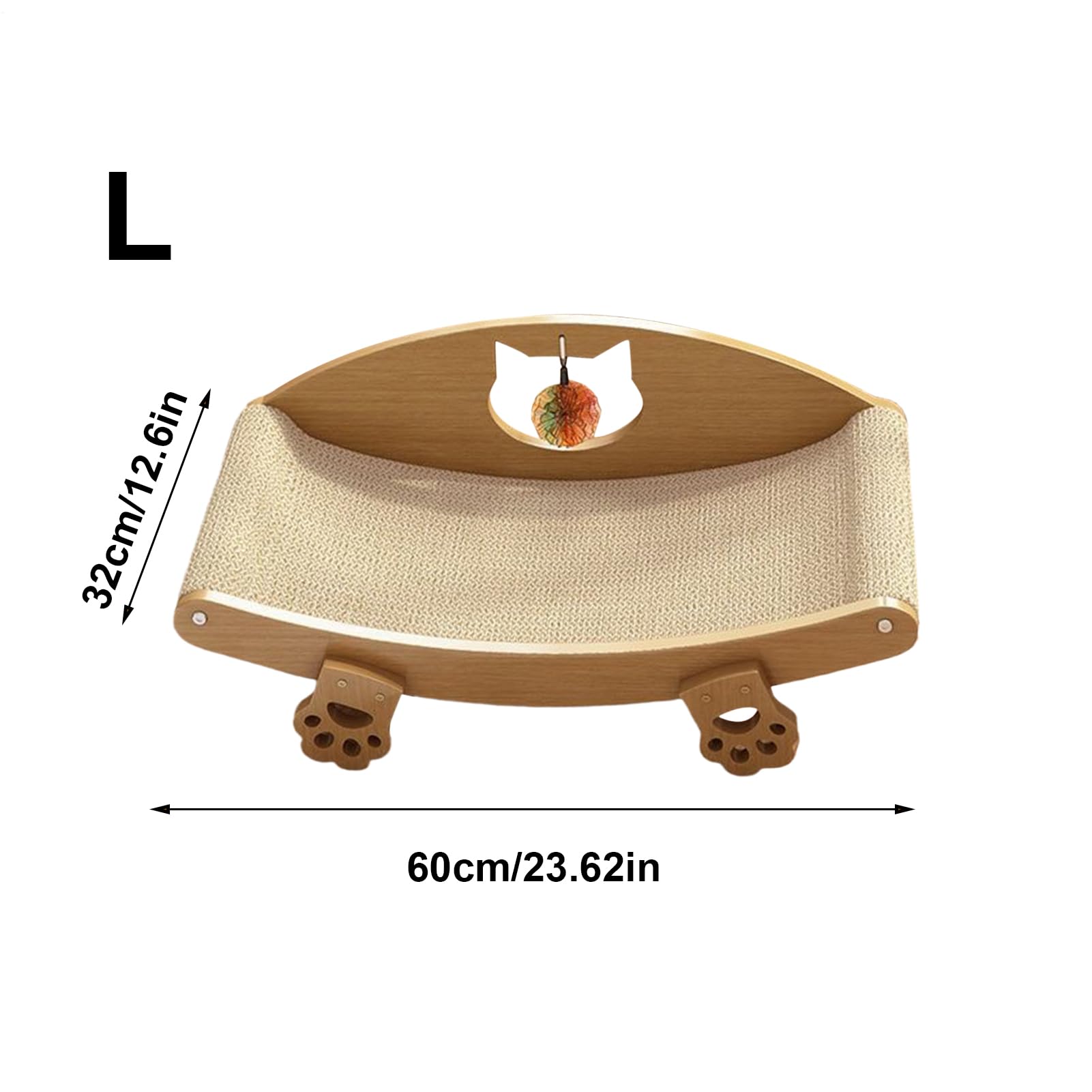 Cat Scratch Pads - Tumbona elevada contra arañazos, cama de sisal y perca | Esterilla protectora para muebles de mascotas, juguete de enriquecimiento para gatitos cachorros descansar, para sofá, suelo