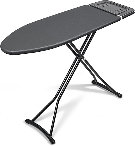 Miniatura 8 de Duwee Tabla de planchar de 15 x 38 pulgadas con cubierta resistente al calor y almohadilla de fieltro gruesa, tabla de planchar con soporte de