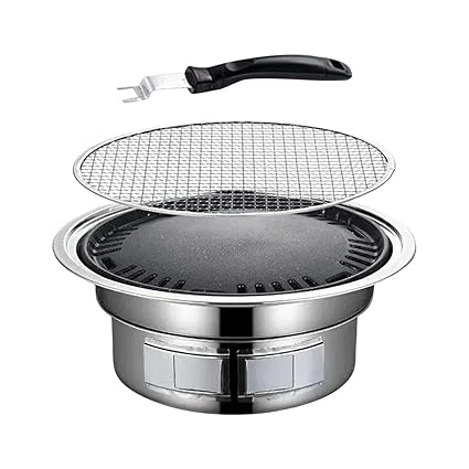 CLUB BOLLYWOOD Small Grill Stoves Camping Stoves Barbecue Grill for Backpacking Camping Patio with Iron Plate| Outdoor Cooking & Eating | Barbecues, Grills & Smokers|1 Grill Stoves