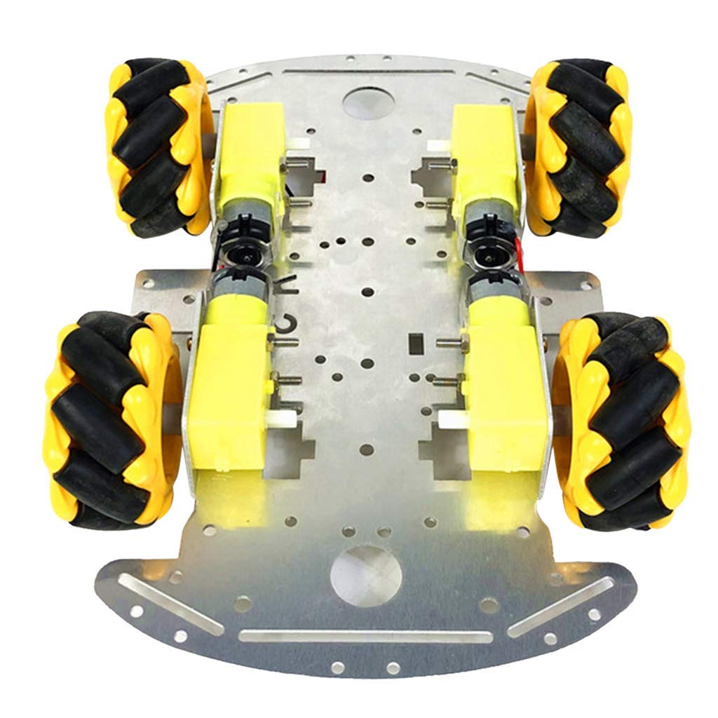 Buy Mecanum Wheel Robot Kit 4WD Omnidirectional Wheels Smart Robot Car ...