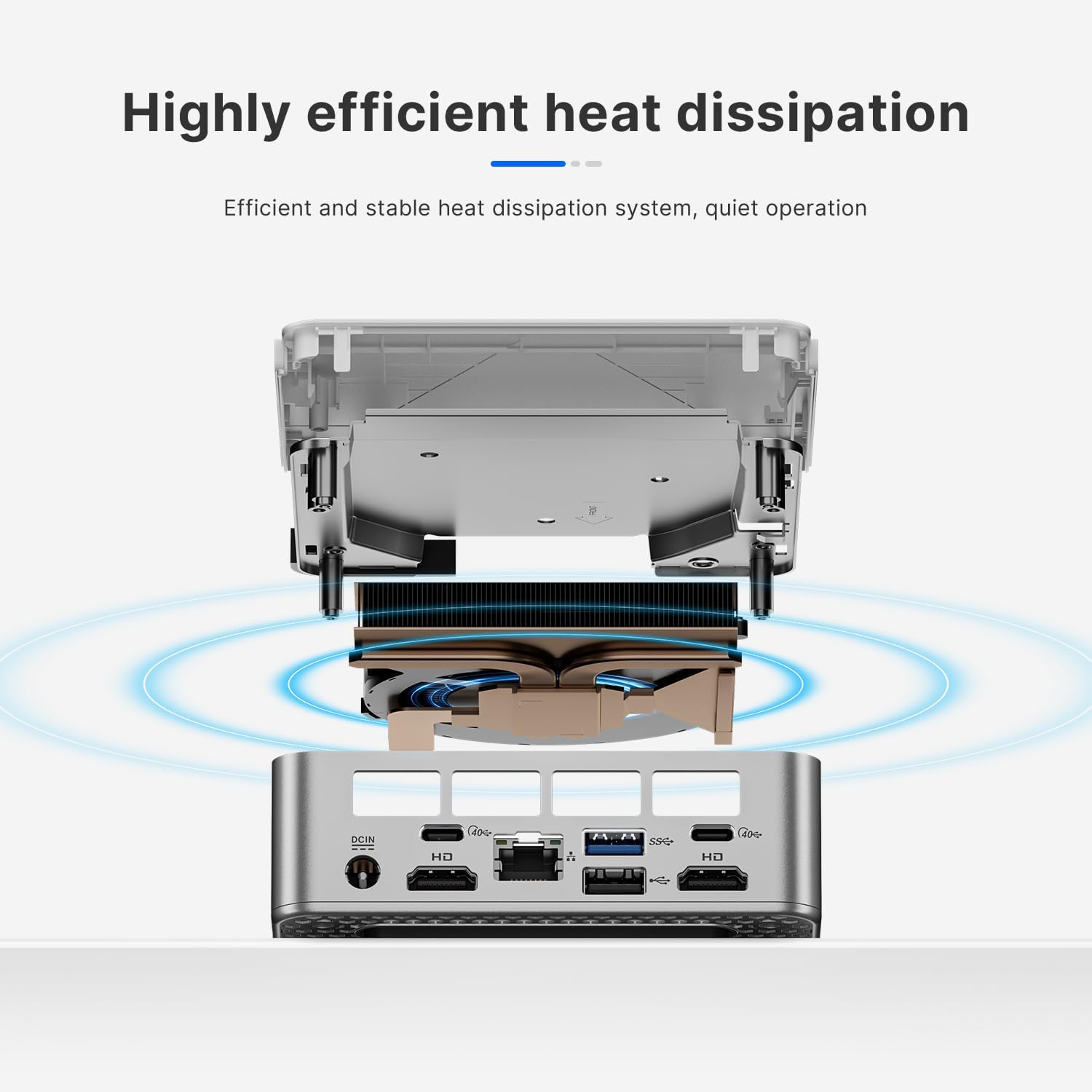 AG1 i5-12600H Mini PC, 32GB DDR4 RAM 1TB NVME SSD Mini Computers, 2.5G LAN/Wi-Fi 6/BT 5.2/Quad Display Thunderbolt 4 Mini Desktop PC Home/Office