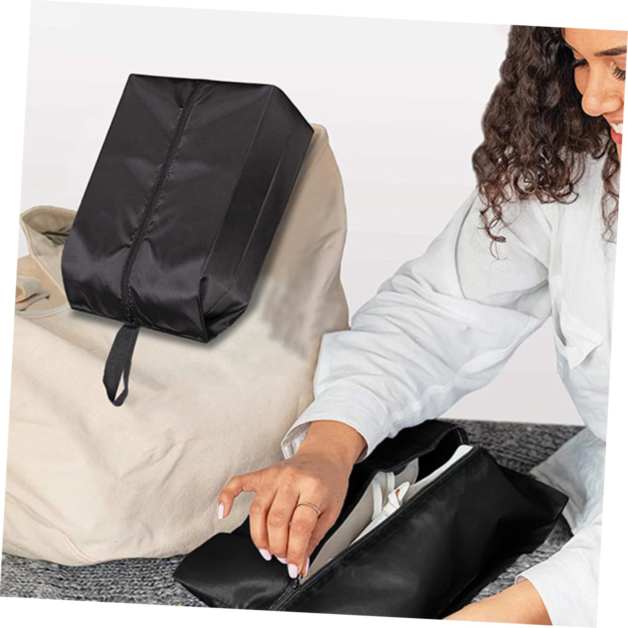 SOIMISS 6stücke Portable Reise Schuhbeutel wasserdichte Oxford-Tasche Mit Reißverschluss Für Schuhaufbewahrung Für Ordnung Und Staubschutz Ihrem Gepäck