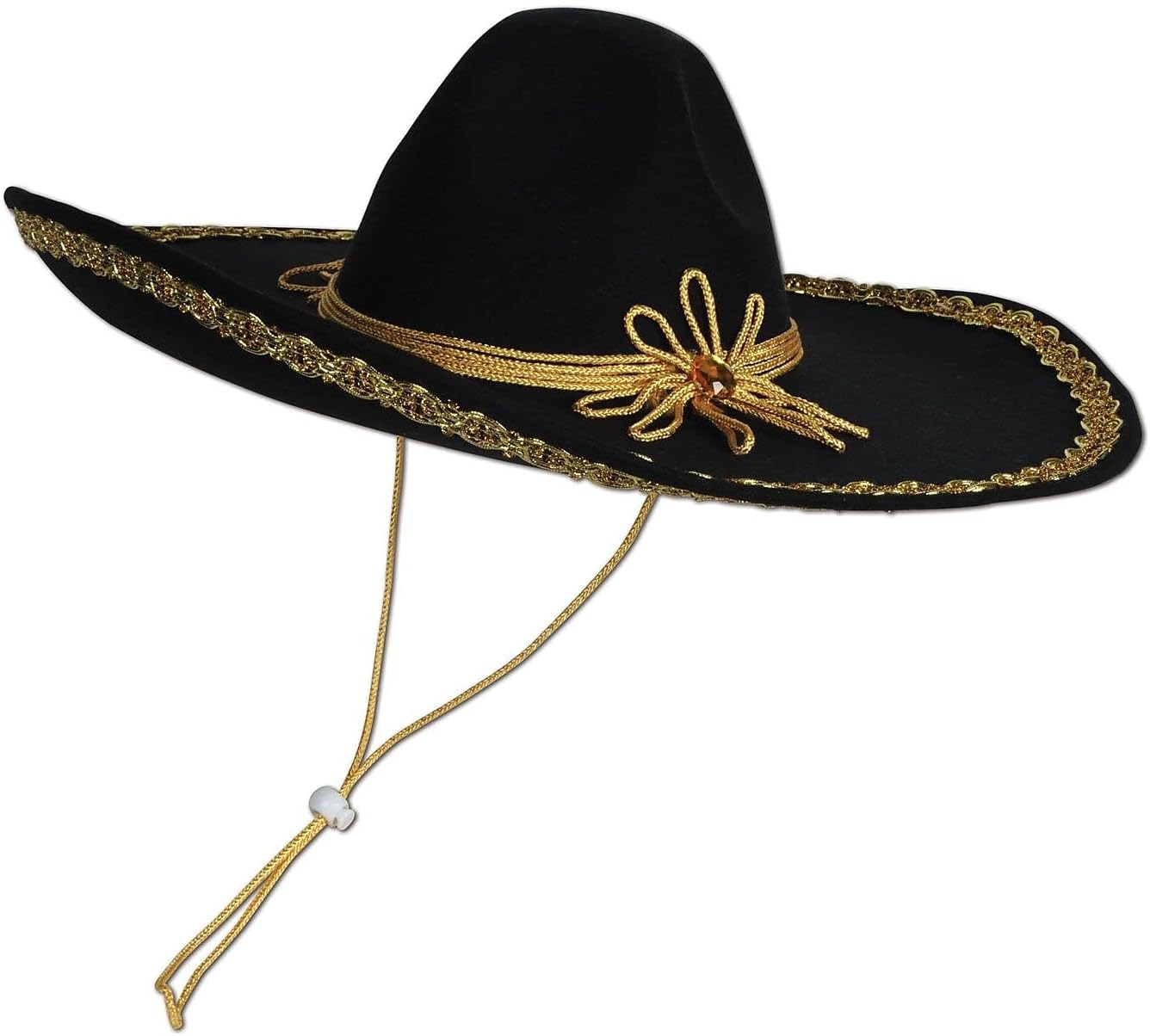 Beistle Felt Sombrero Hat, Black (60624)