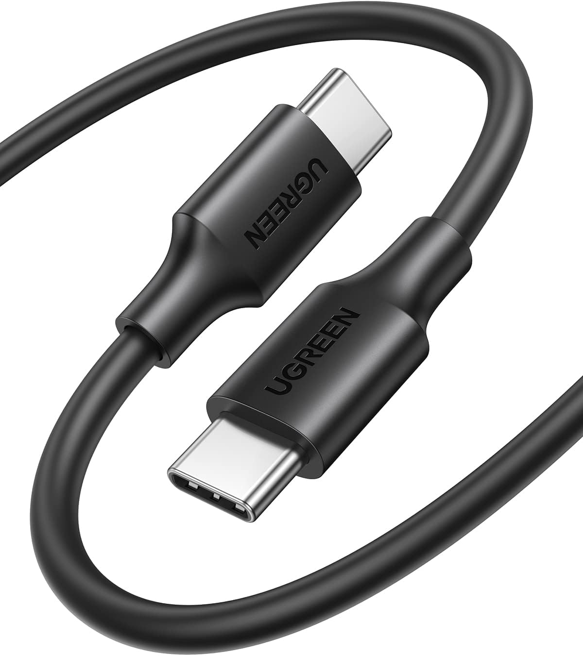 UGREEN 60W iPhone Charger Cable 1M, PD 3.0 3A Fast Charging Cord USB C Cable Suite for iPhone 17-15 Series, MacBook/iPad Pro, Samsung Galaxy S25 ultra/24/Z Fold/Z Flip, Google Pixel 9,PS5,Switch