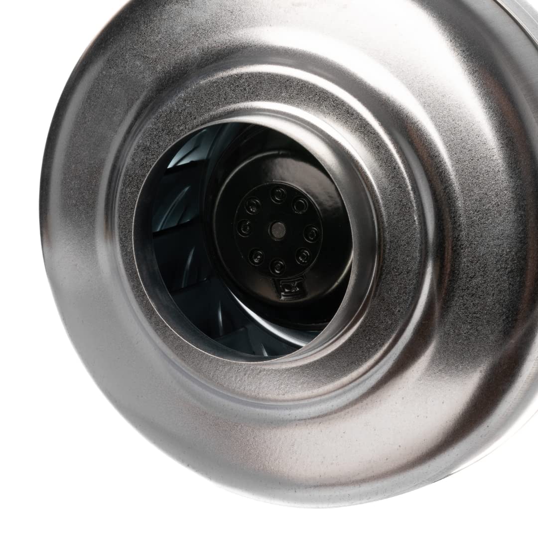 Europlast 100mm Rohrlüfter Rohrventilator Metall radial Abluftrohr Lüfter 379m³ Abluftventilator AKM100