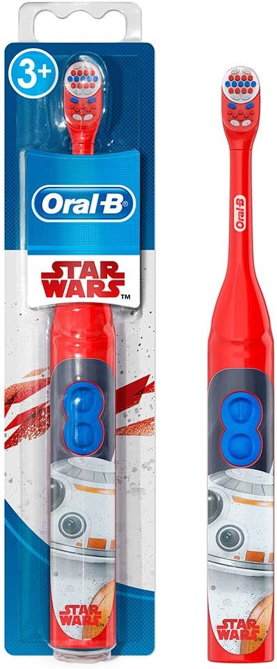 DB 3010 Disney Star Wars Battery Power Electric Toothbrush for Kids (Assorted) - Powered By Braun