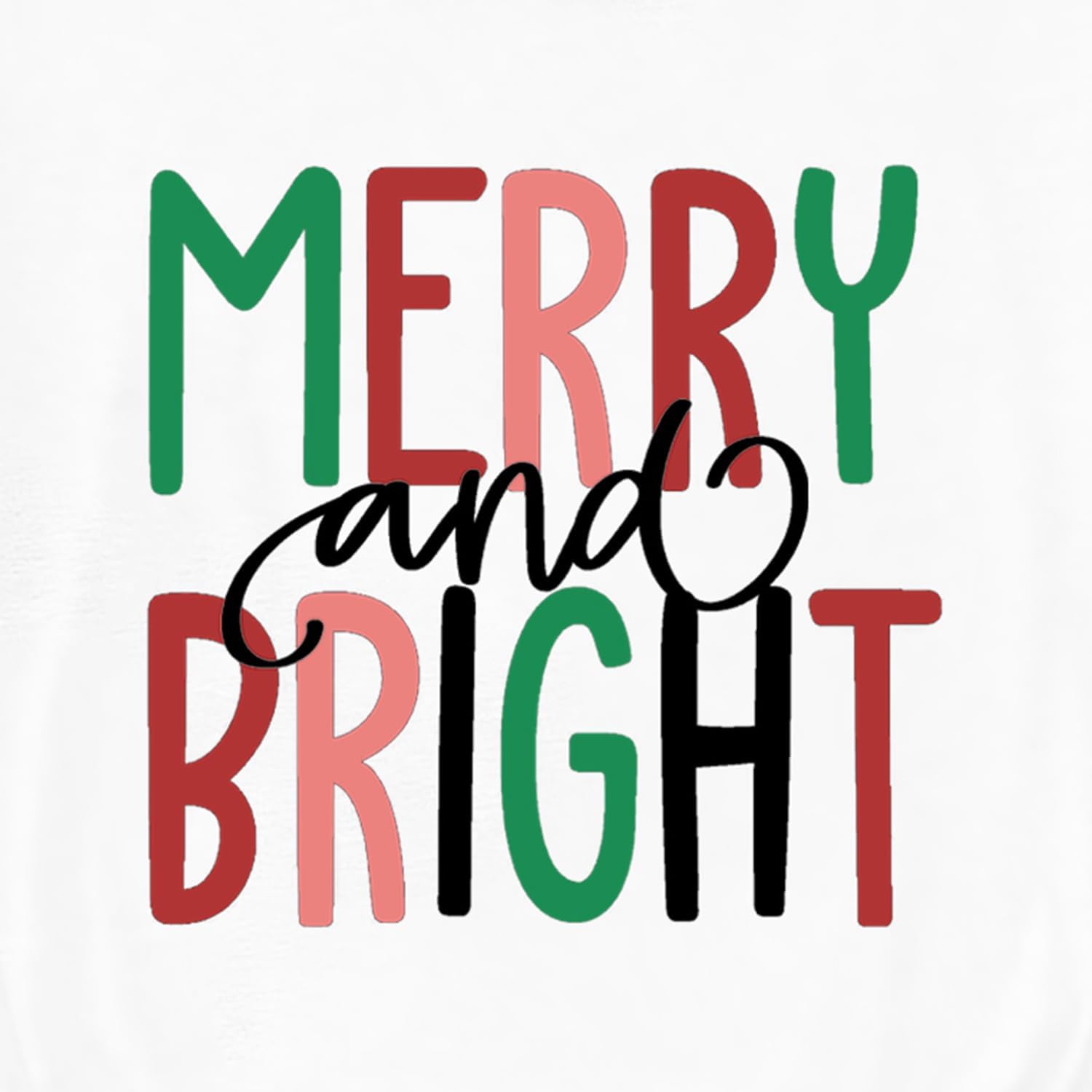 Christmas Shirts for Women Merry and Bright Tshirts Merry Christmas Shirt Xmas Holiday Tee Tops - Image 6