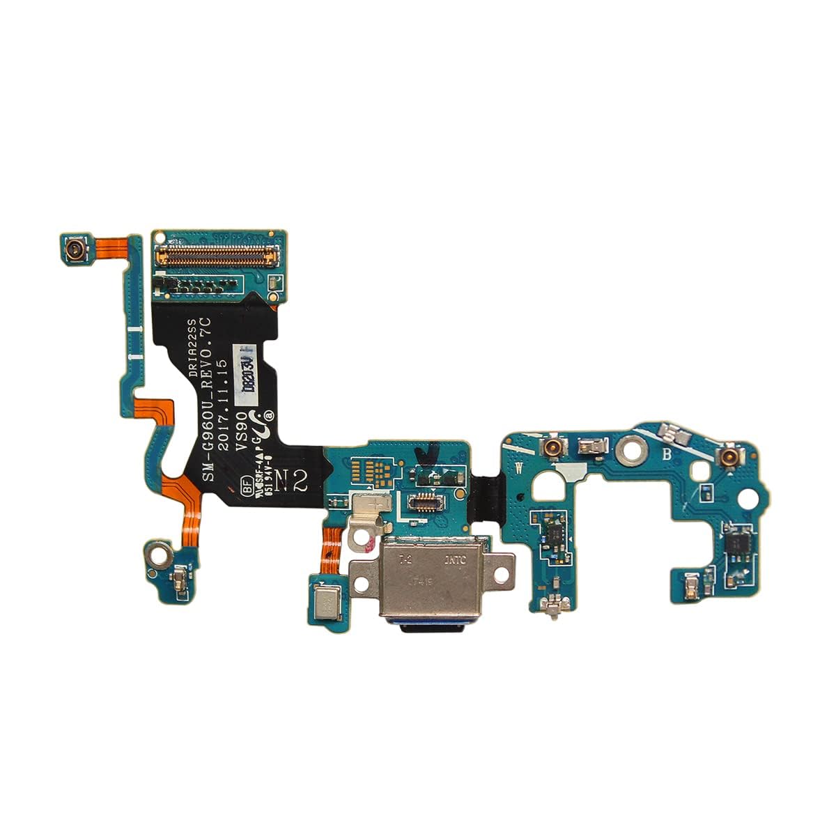 Shinzo® USB Type-C Charging Port Mic Flex Cable Compatible with Samsung Galaxy S9 | USB Charging Connector Board with Microphone Flex | Internal Mobile Repair Spare Part-image-37