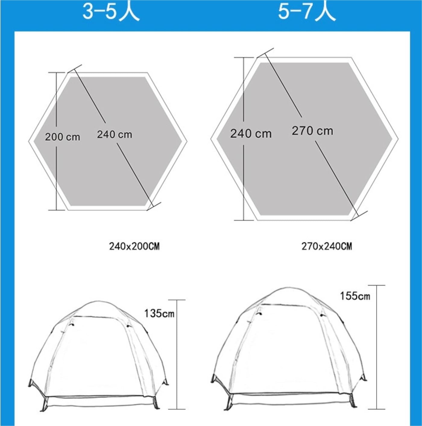 Namiot Kempingowy Namiot Kempingowy Pop Up Namiot Kempingowy Automatyczny Przenośny Dwuwarstwowy Namiot Kopułowy Do Uprawiania Turystyki Pieszej Namiot Trekkingowy (Color : Grün, Size : 270 * 240cm)