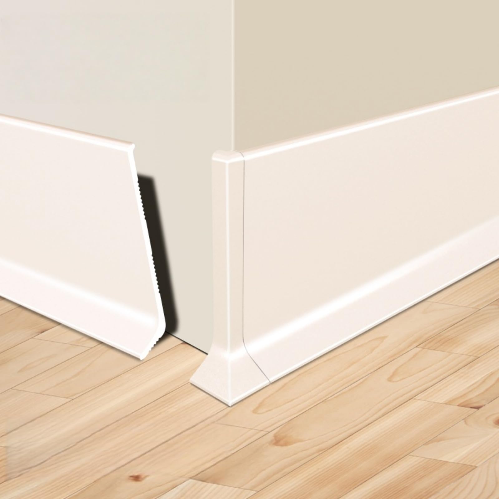 Plinthes en aluminium anodisé 125 cm pour un intérieur élégant