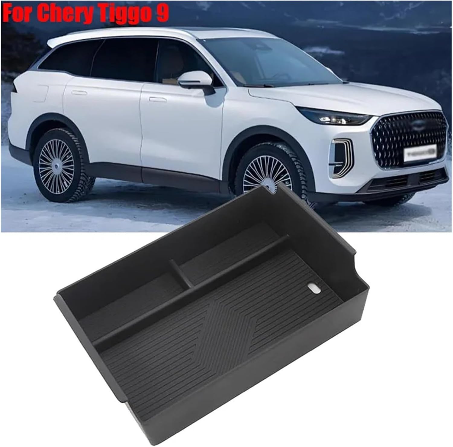 Compatible Tiggo 9 2024-2025/EBRO S900 2025 2026 Car Armrest Storage Box Central Control Stowing Tidying Interior Accessories