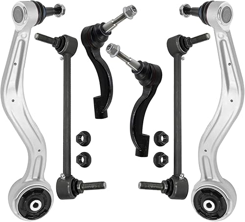 Miniatura 74 de Detroit Axle - Kit de brazos de control delanteros de 6 piezas para Hyundai Accent Kia Rio Rio5 06-10 2006 2007 2008 2009 2010 2011, 2 brazos de