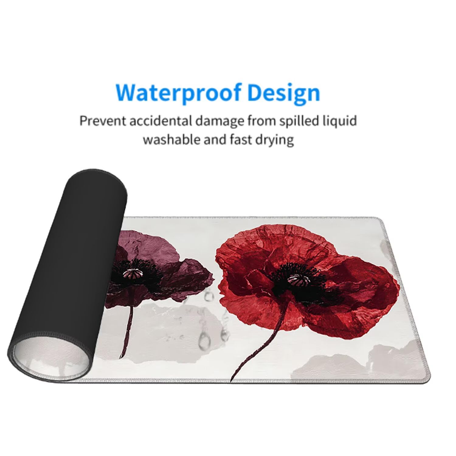 Podkładka pod mysz xxl abstrakcyjna podkładka pod mysz do gier akcesoria na biurko duża klawiatura i komputerowa 1200 x 600 x 3 mm podkładka na biurko kwiat podkładka wodoodporna podkładka PC z