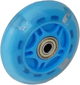 Rodas de LED de 80 mm, rolamentos ABED 7, substituição para rodas de skate de scooter, várias opções de cores (verde)