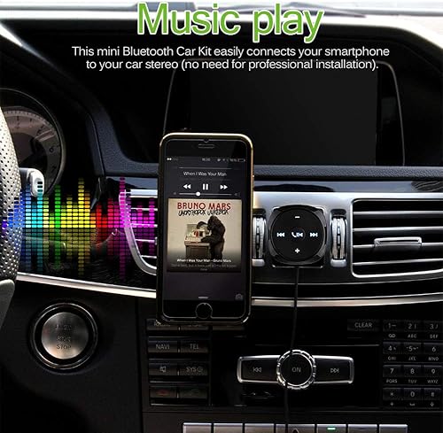 Miniatura 6 de Transmisor FM Bluetooth para coche, inalámbrico Bluetooth 2.1 Kit de coche Receptor de llamadas manos libres 0.138 in AUX Audio Music Adapter