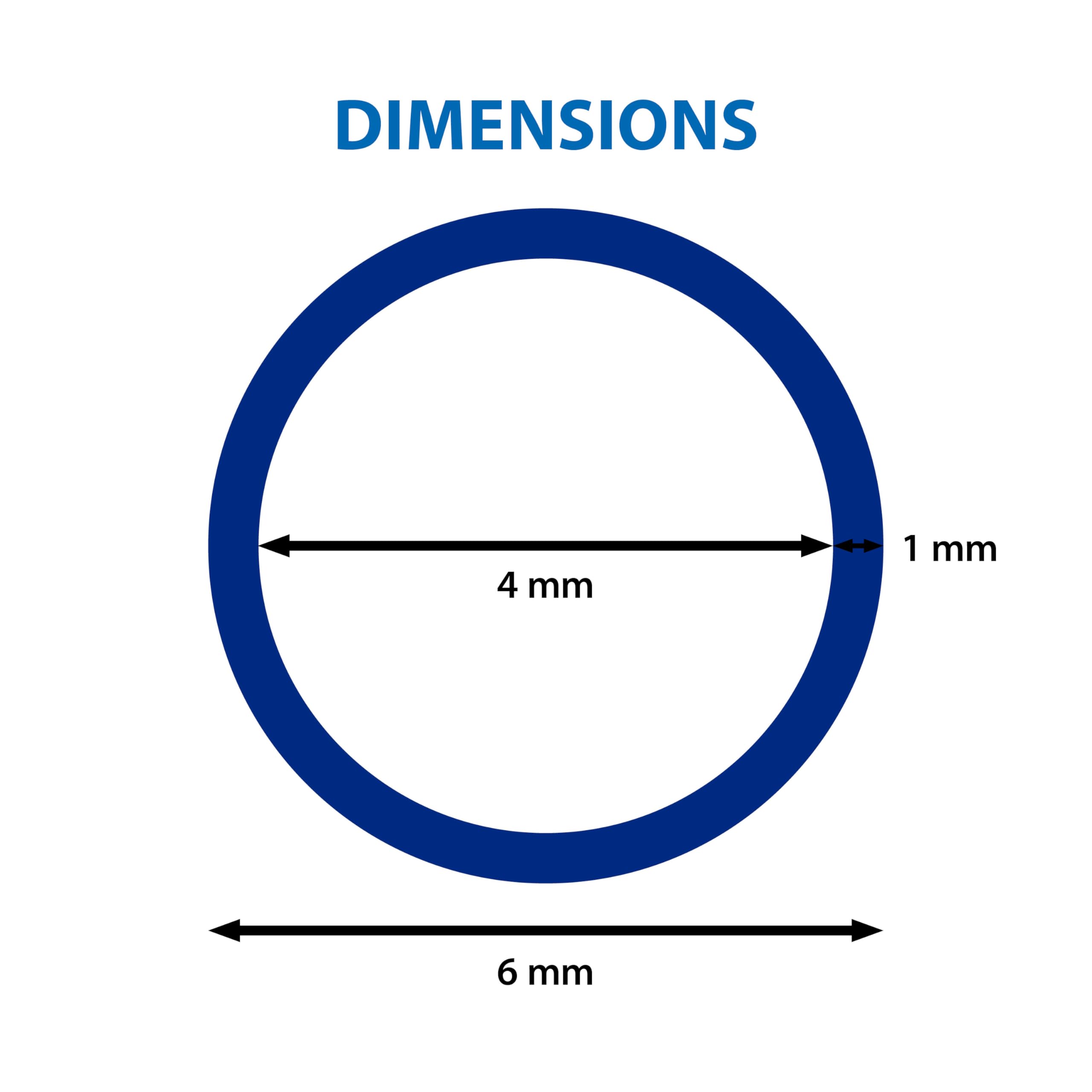 ARKA Manguera de Silicona - 4/6 mm, 200 m, Azul - Manguera, Apta para Alimentos, Resistente al ozono y al CO2, Ideal para acuarios y Mucho más.