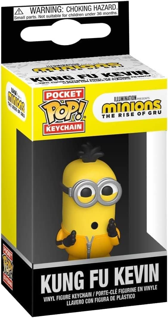 Funko Pop! Keychain: Minions: The Rise of Gru - Kung Fu Kevin, Multicolor image 2