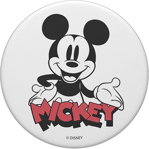 Miniatura 3 de Disney Mickey And Friends - PopSockets de texto de Mickey con agarre y soporte para teléfonos y tabletas